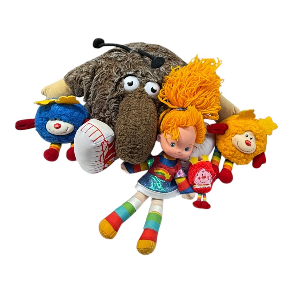 Vintage Rainbow Brite Lurky Doll and Sprites Lot 5 Mattel Hallmark 1983 Toys
